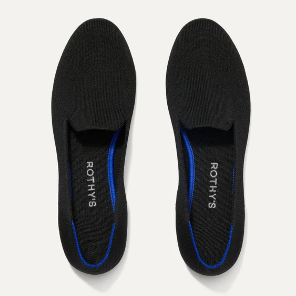 Rothy’s The Loafer Sz 8 Black Solid